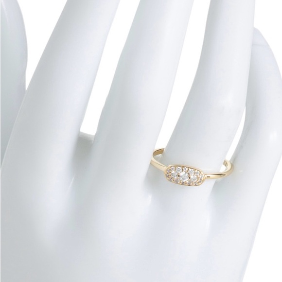 Kendra Scott Goldtone Grayson Crystal Band Ring - Picture 2 of 8